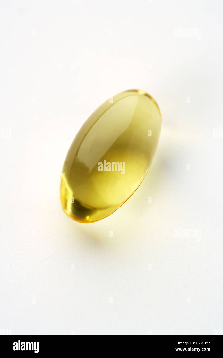 cod liver oil capsule Stock Photo Alamy