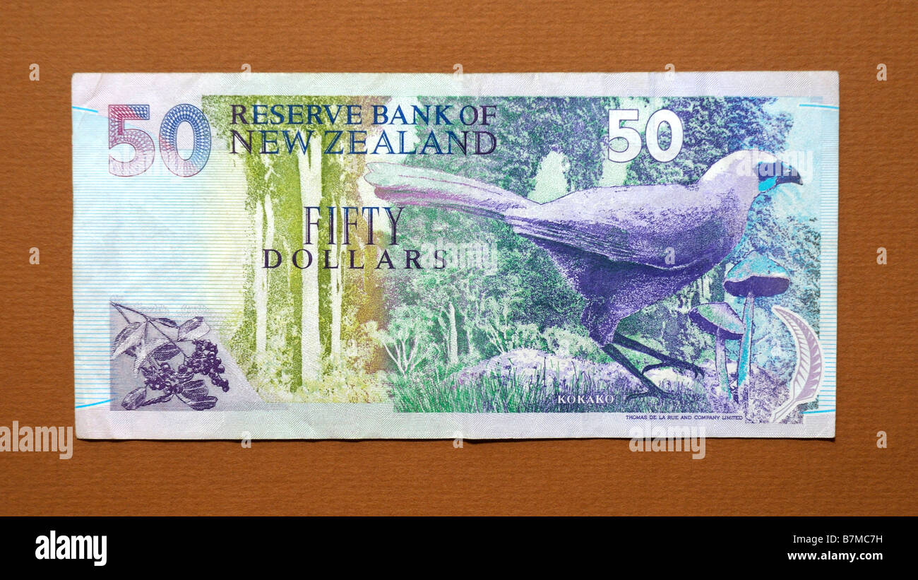 New Zealand 50 Fifty Dollar Bank