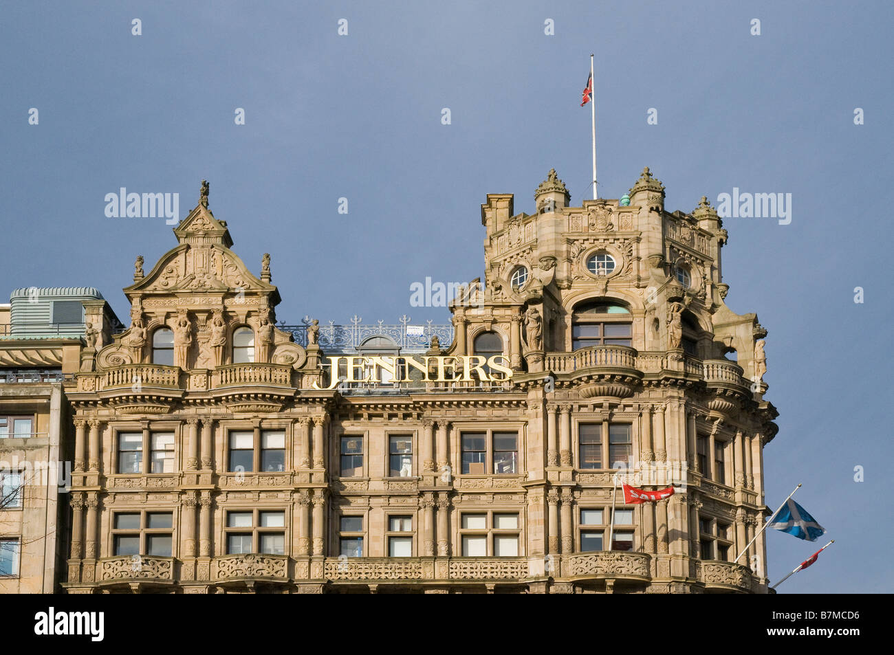 The famous Jenners department store on Princes Street, Edinburgh Stock Photo