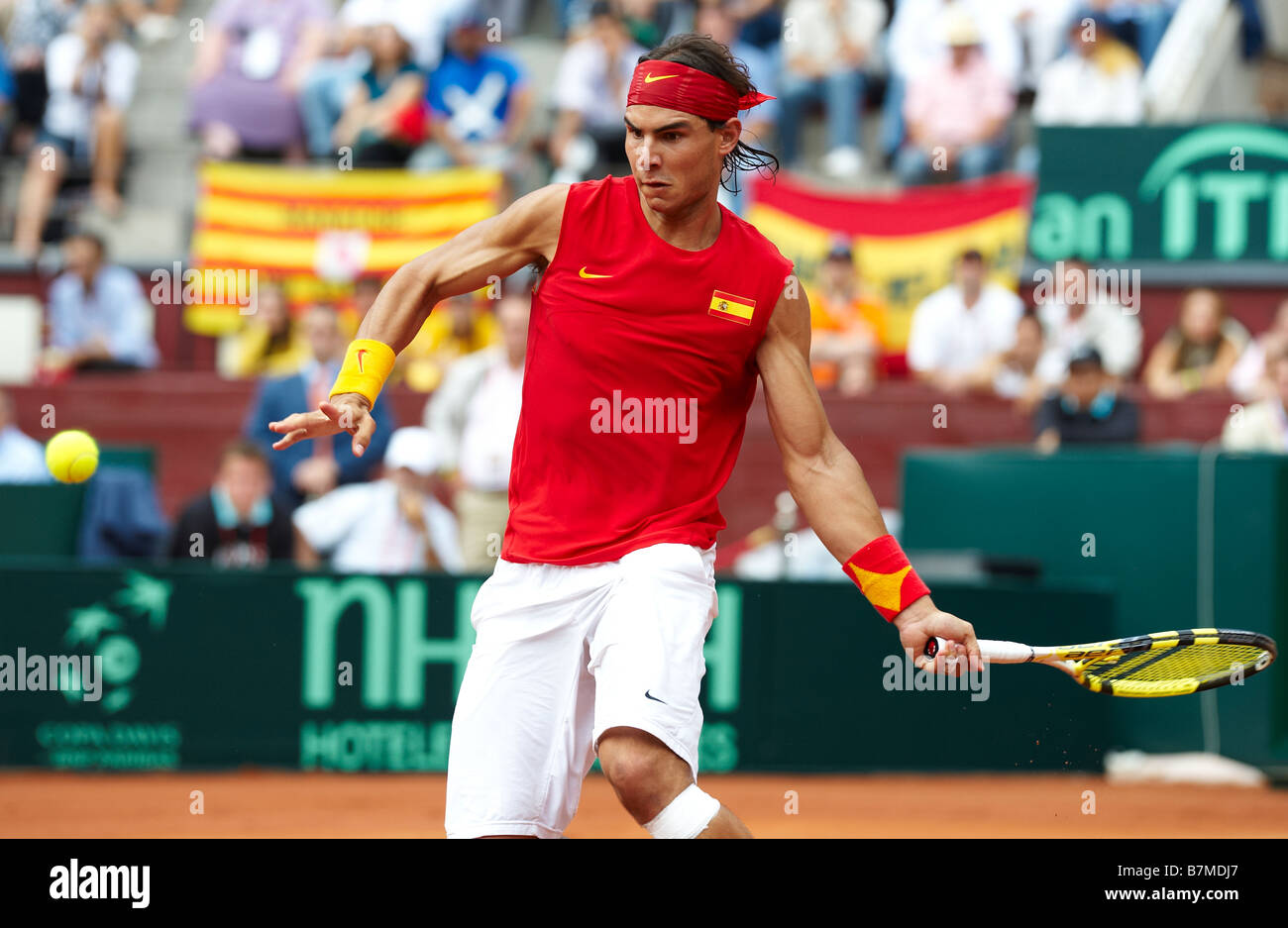 Rafael Nadal of Spain during the semi final Davis Cup Stock Photo - Alamy