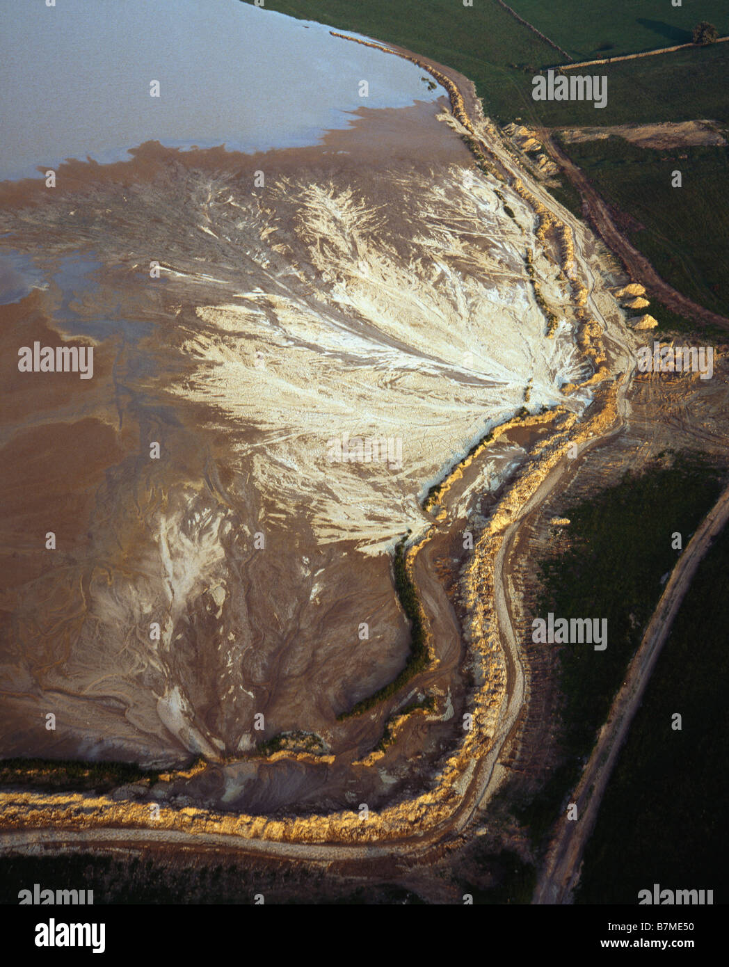 Palings Lagoon Derbyshire Stock Photo