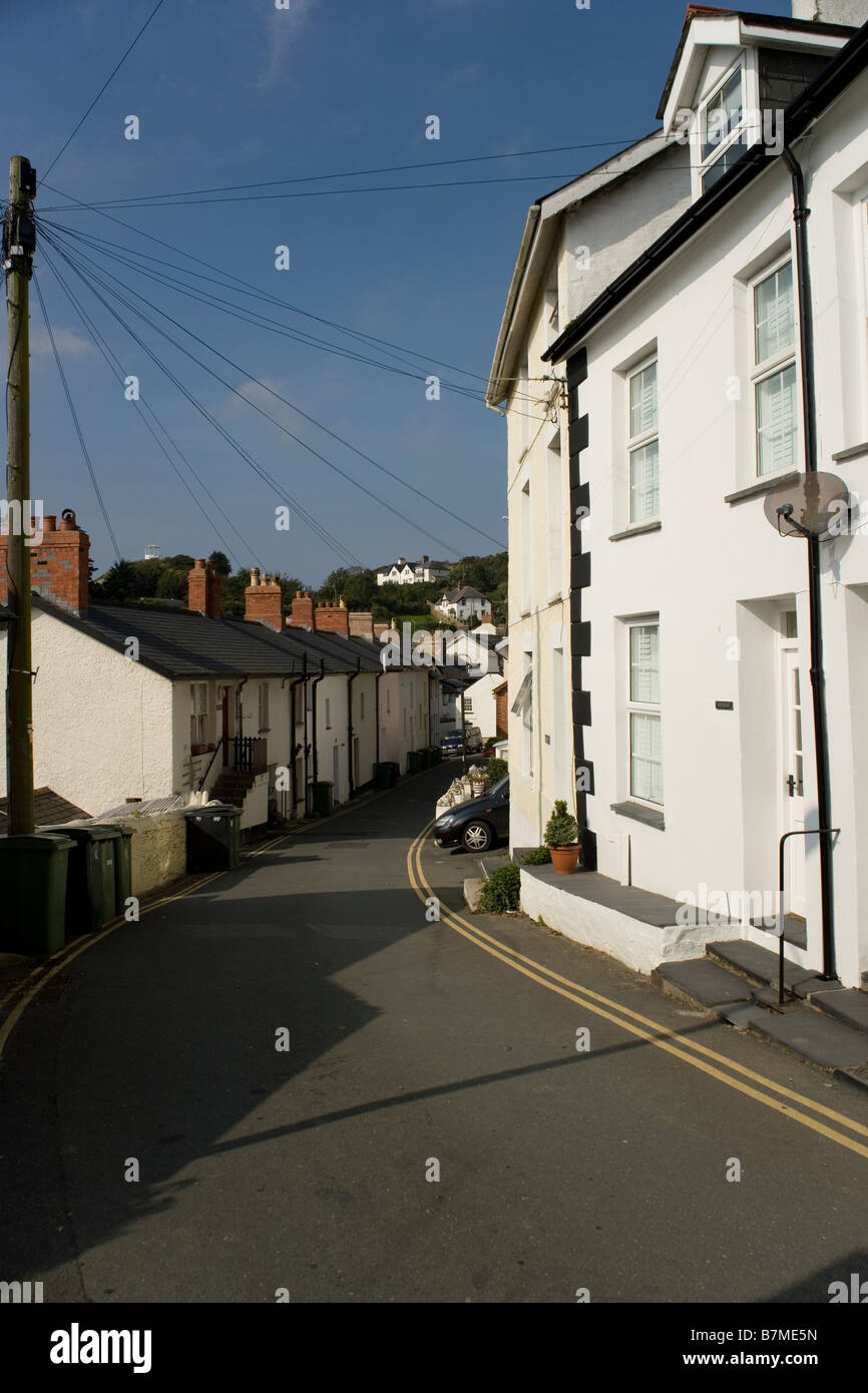 Street in Aberdovey, Aberdyfi, Gwynedd, North Wales Stock Photo Alamy