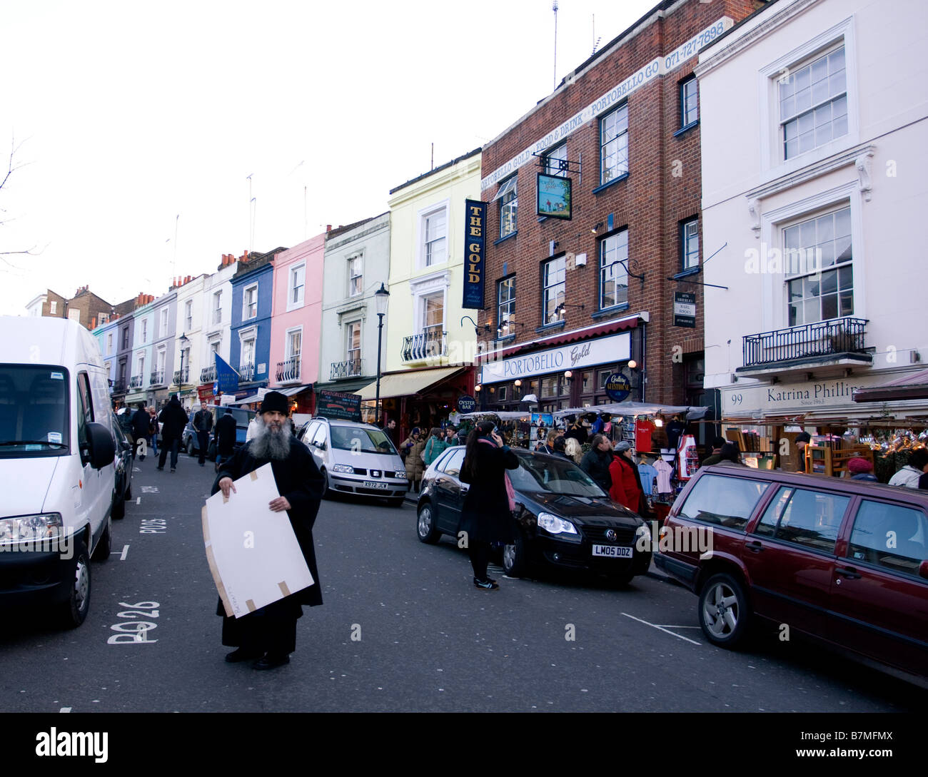Portobello Road, London, England, UK Stock Photo Alamy