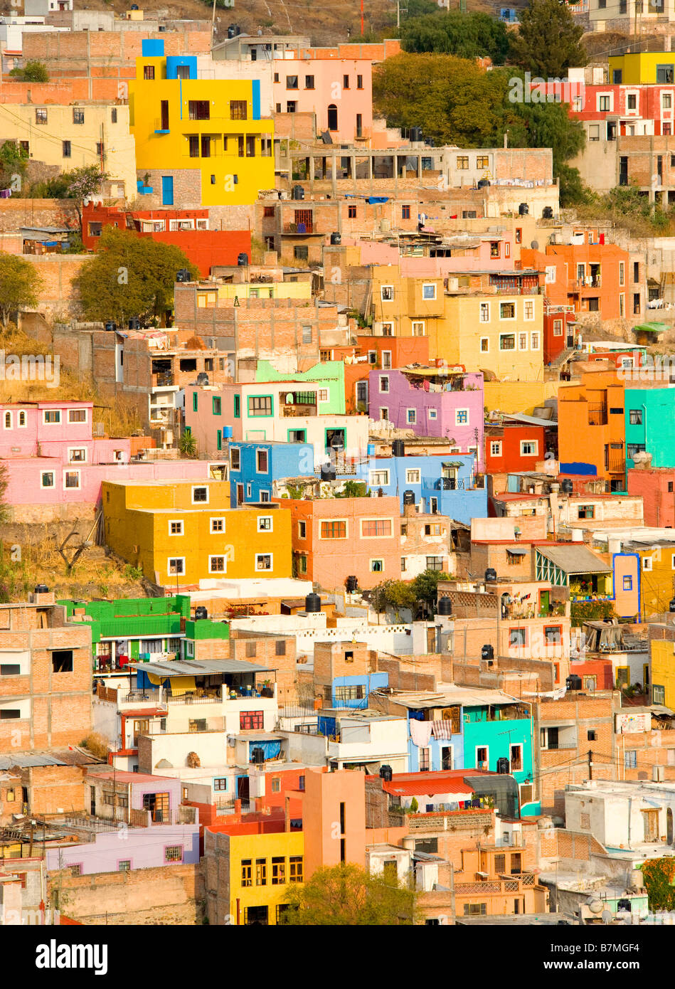Viewpoint of Guanajuato, Mexico Stock Photo