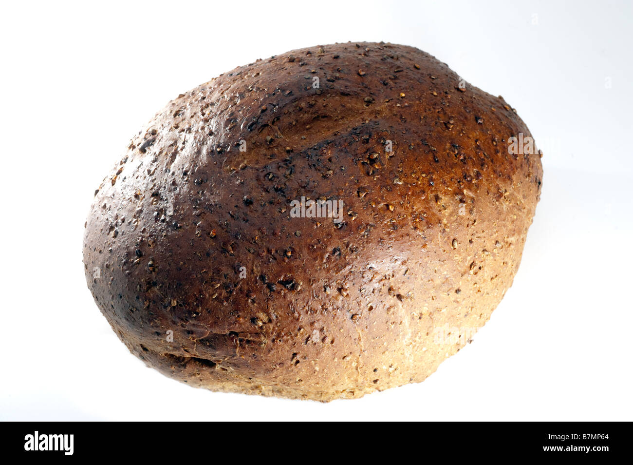 Round wheaten loaf Stock Photo