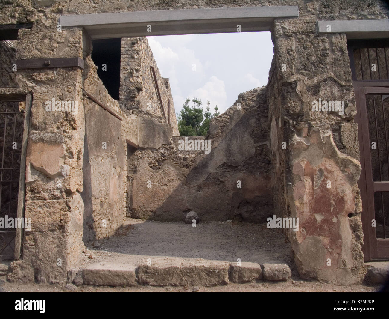 Ruins of Pompei Campania Italy Europe World Heritage Site Stock Photo