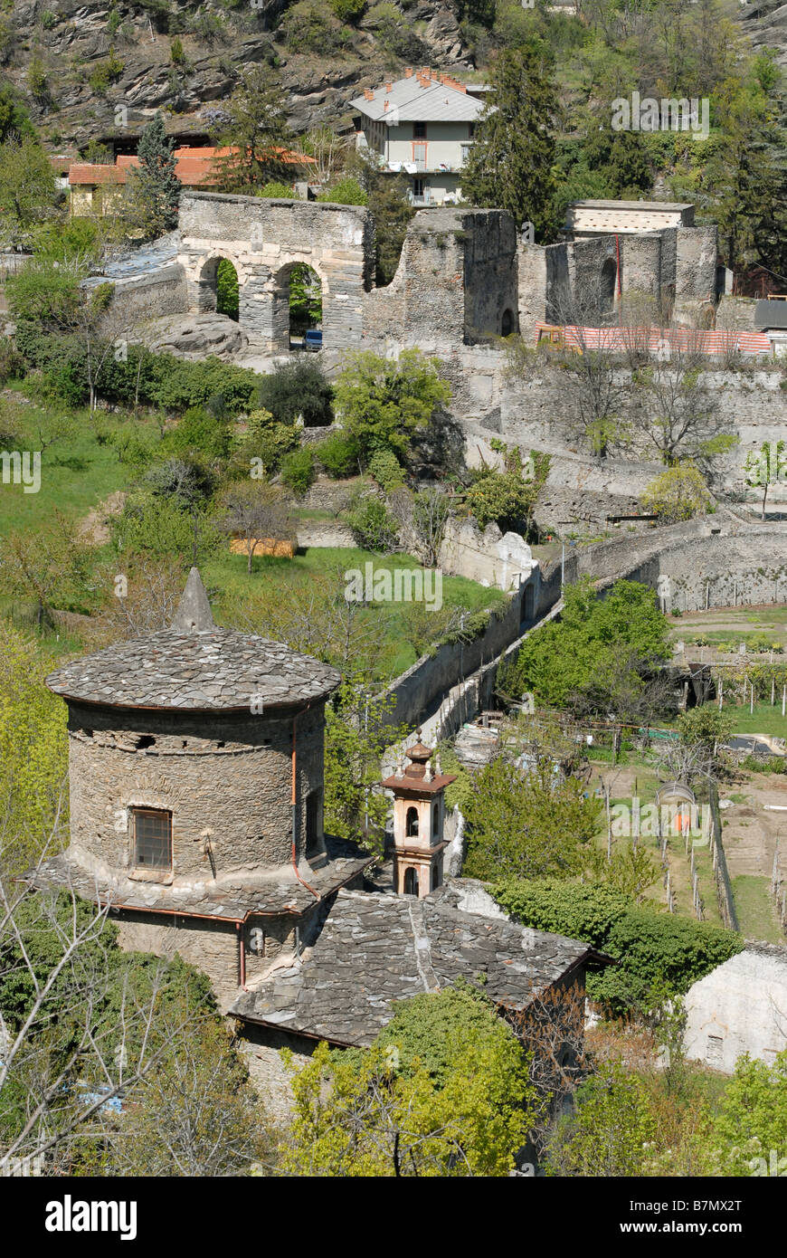 The Cappella della Madonna delle Grazie, Susa, Piedmont, Italy Stock Photo Alamy