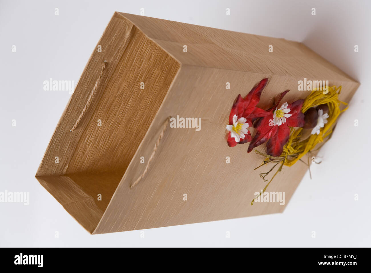 Empty Gift Bag Stock Photo Alamy