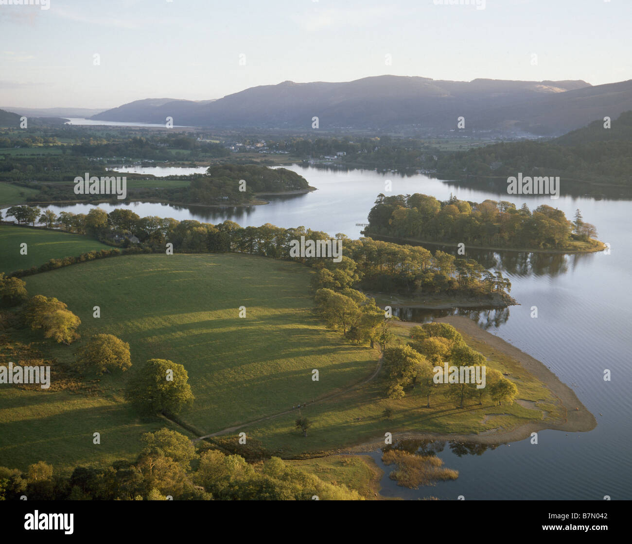 Lake District Derwentwater Stock Photo