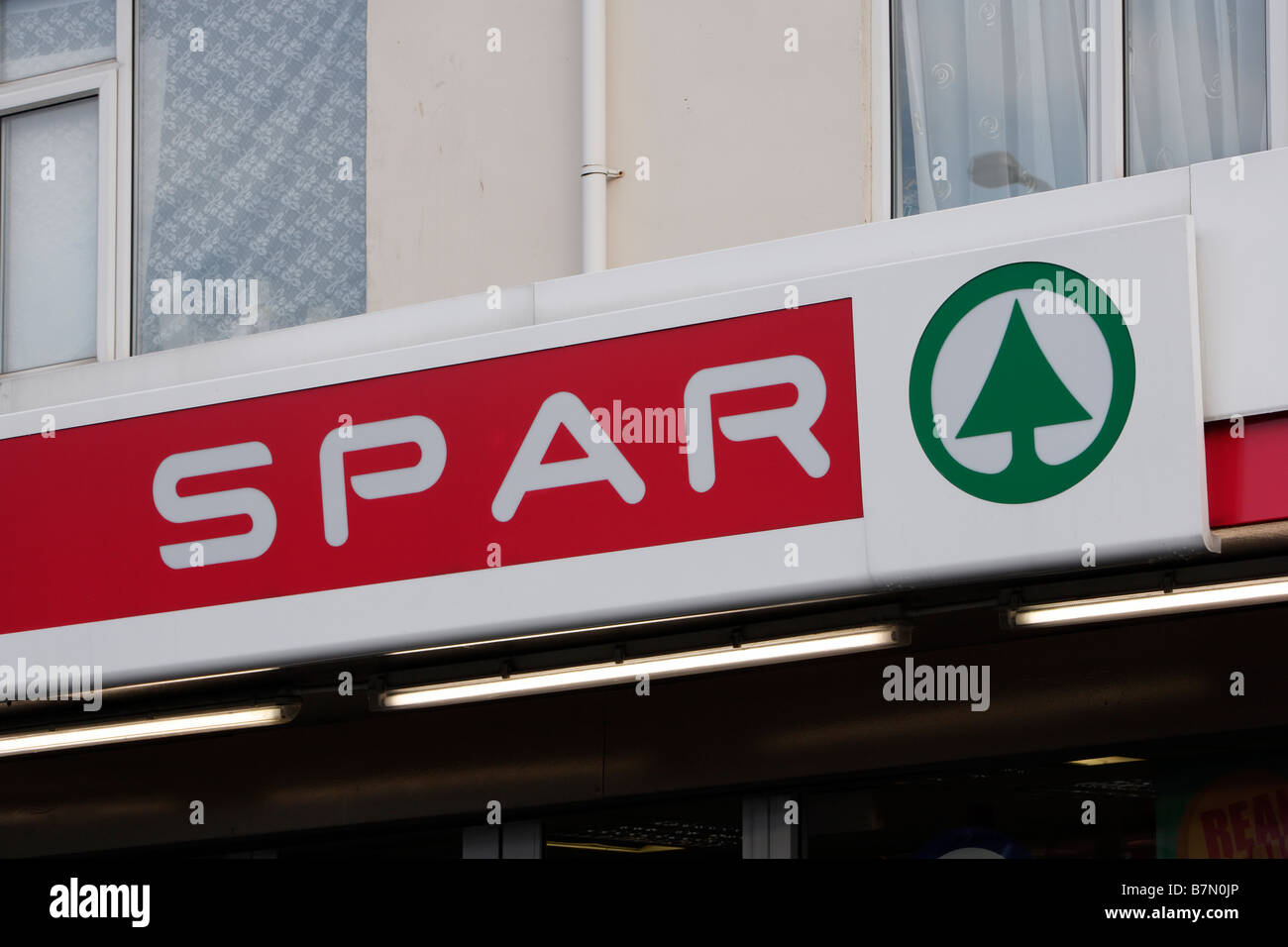 Spar Convenience Store sign Stock Photo