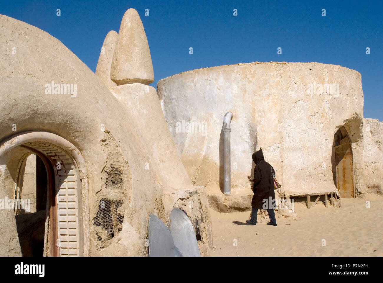 Star Wars set near Nefta Tunisia Stock Photo