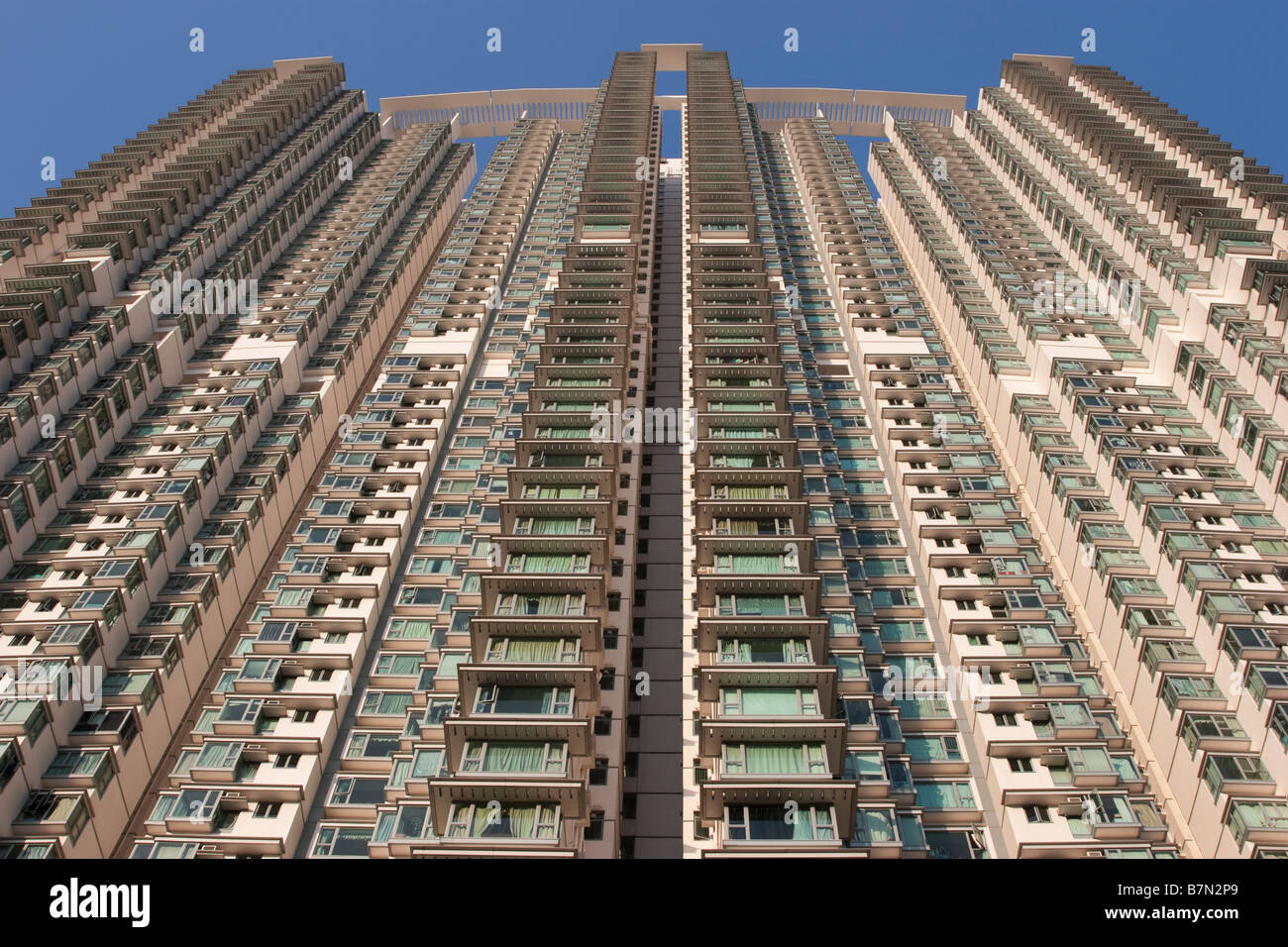 Modern high rise flats in Hong Kong Stock Photo Alamy