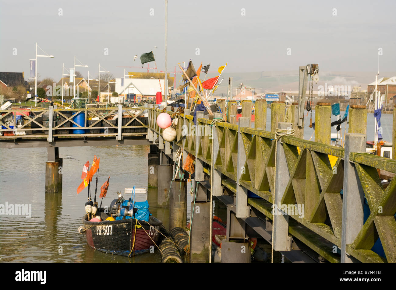 Jetty and Commercial Fishing Equipment West Quay the River Ouse