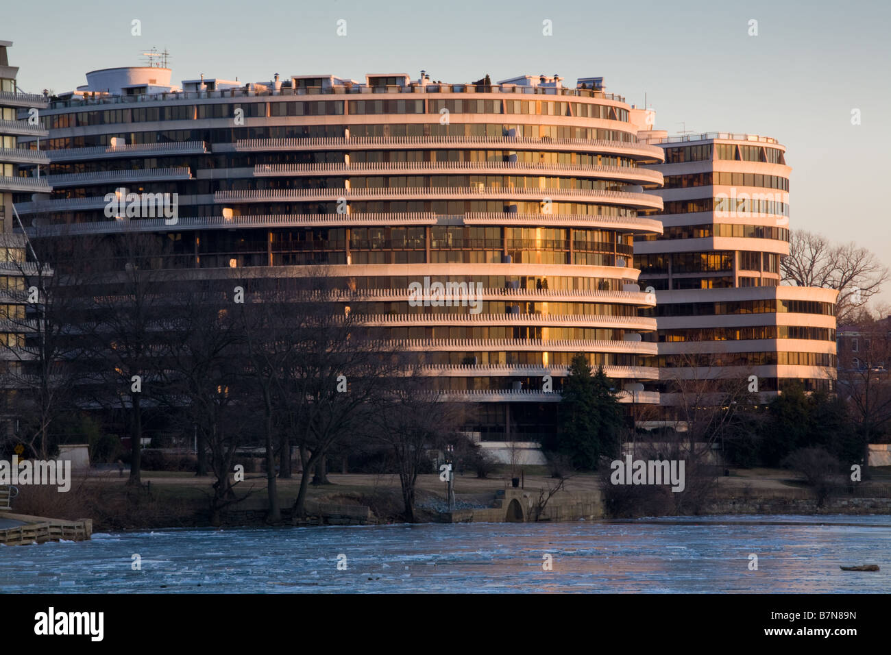 Watergate complex Washington D.C. Stock Photo