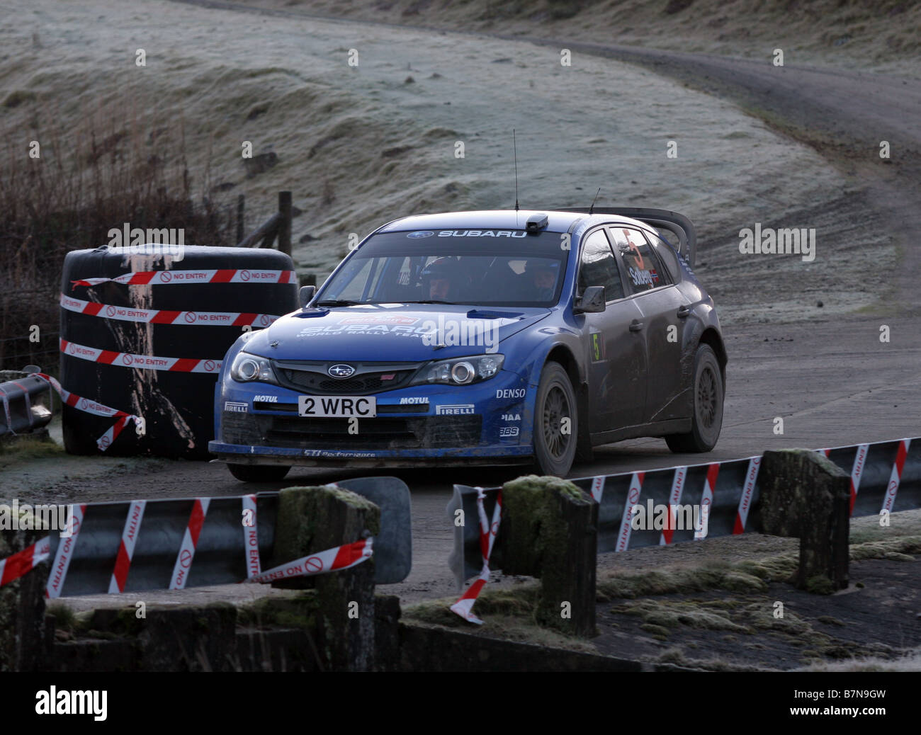 Blue Subaru Impreza Rally Car High Resolution Stock Photography and ...