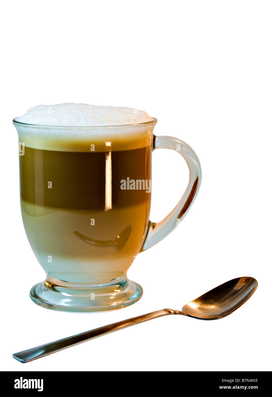 https://c8.alamy.com/comp/B7NAN5/cut-out-cup-of-cappuccino-and-spoon-on-white-background-B7NAN5.jpg