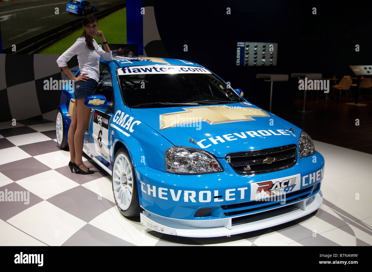 Chevrolet Lacetti WTCC race car. Moscow International Automobile Salon'  2008 Stock Photo - Alamy