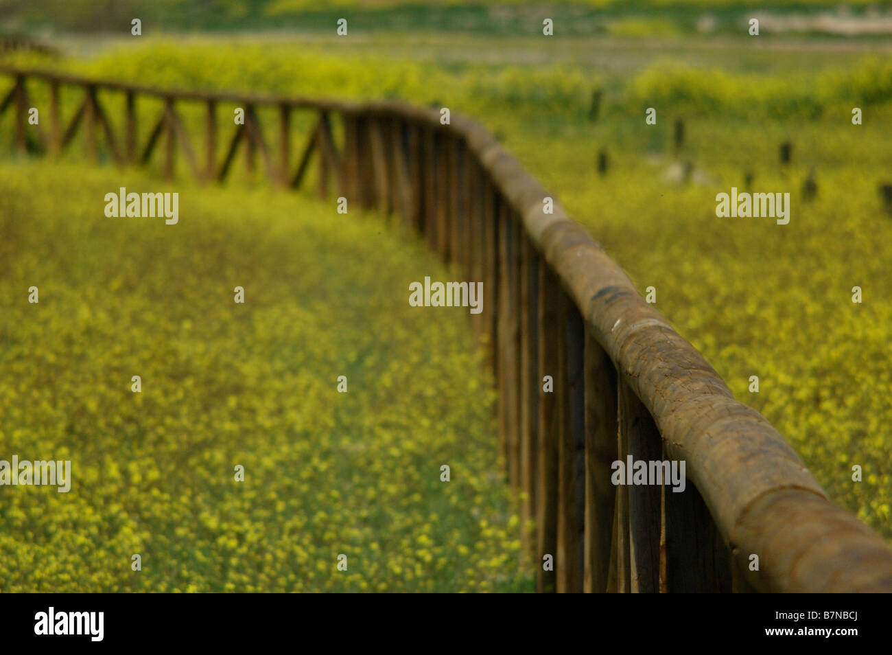 A picture of rural fence Stock Photo - Alamy