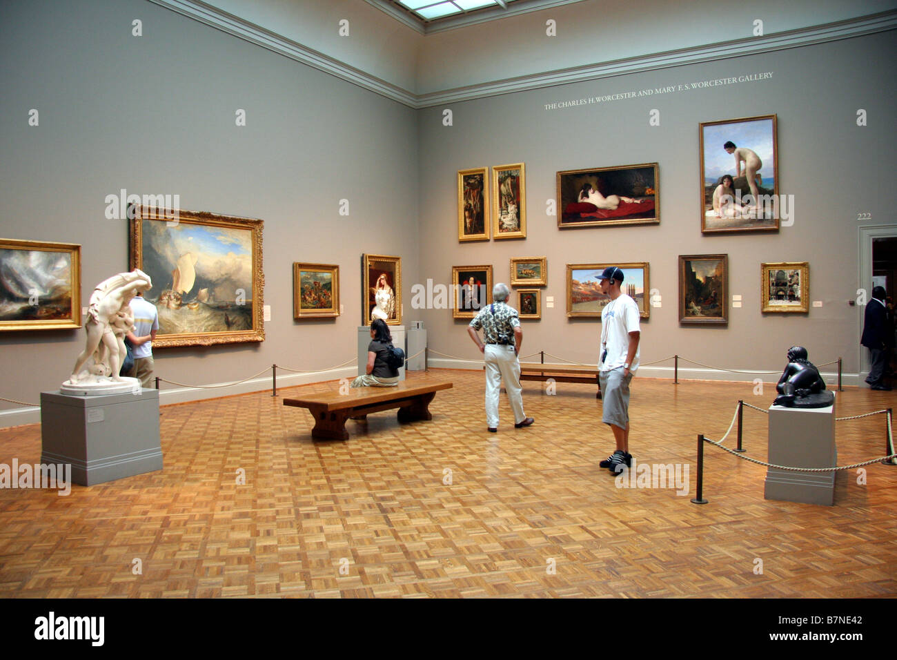 Paintings at Art Institute of Chicago Stock Photo Alamy