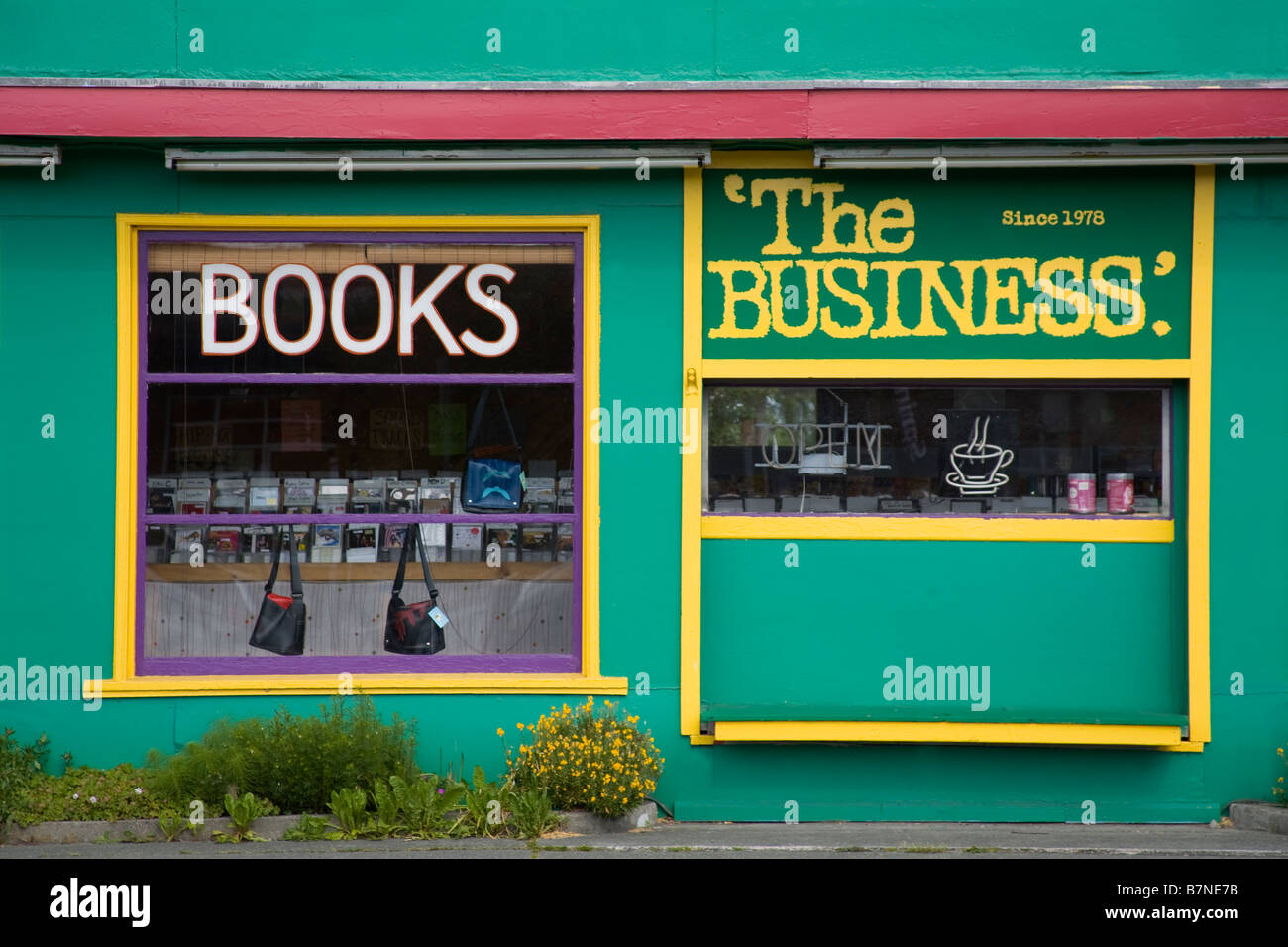 Book Store in Anacortes Washington State USA Stock Photo Alamy