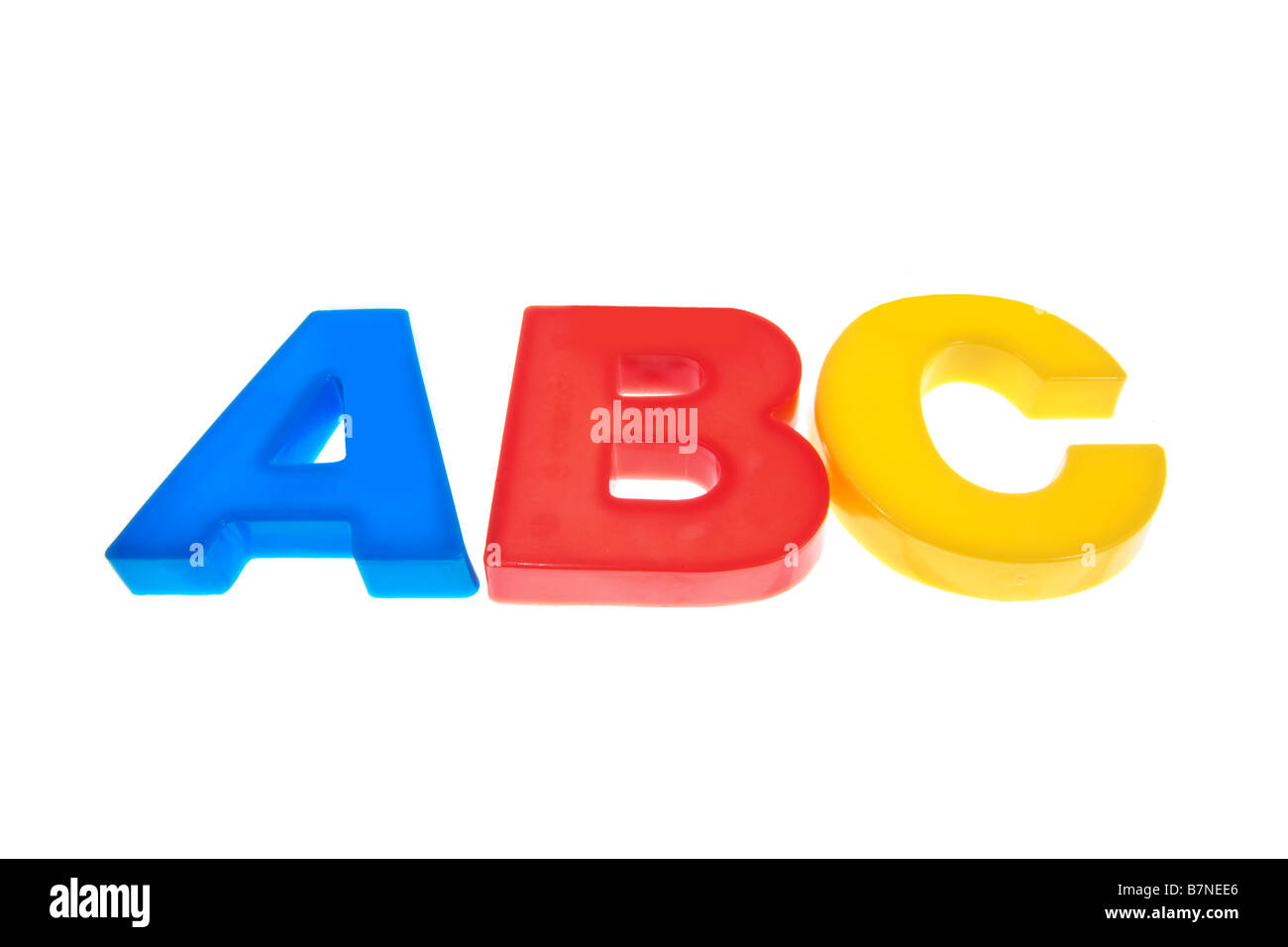 Plastic abc letters hi-res stock photography and images - Alamy