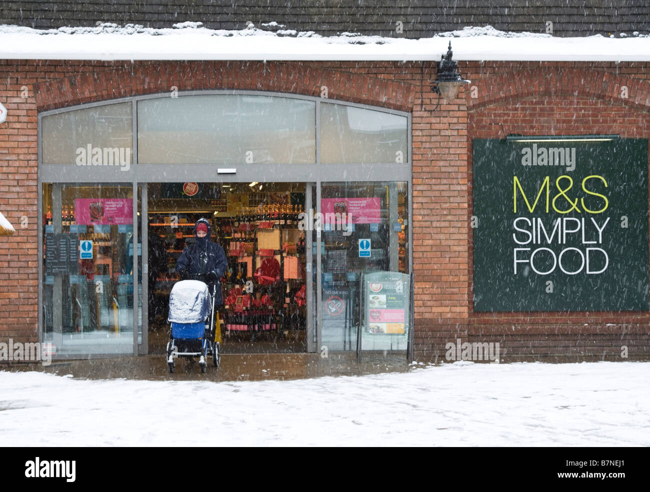 Mark & Spencer - Simply Food -  Supermarket - Tring - Hertfordshire Stock Photo