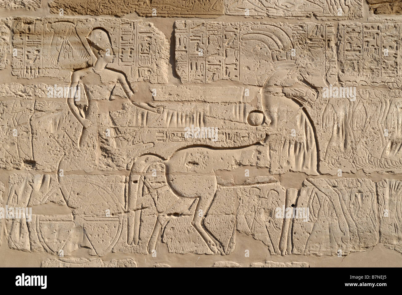 Karnak Temple, Luxor, Egypt 081116 3260 Stock Photo
