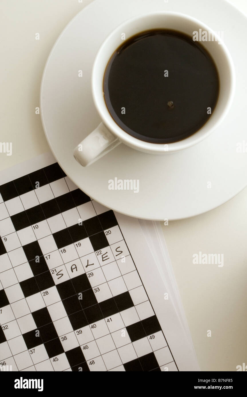 Crossword puzzle clues clue answers answer hires stock photography and