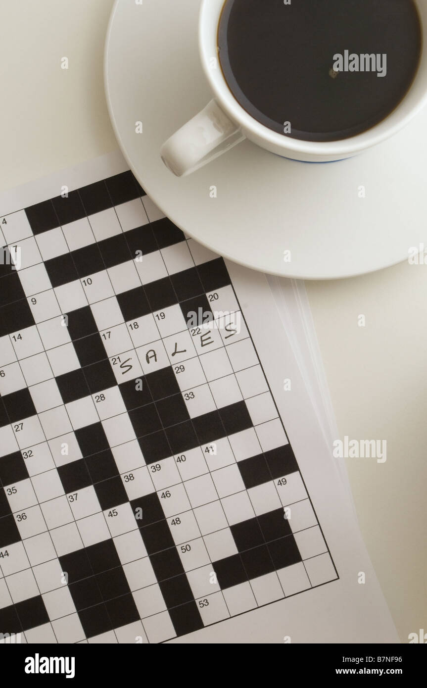Crossword puzzle clues clue answers answer hires stock photography and