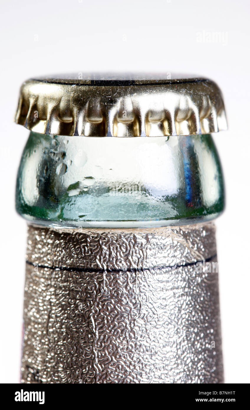 crown cork, to lock a bottle of beer Stock Photo Alamy