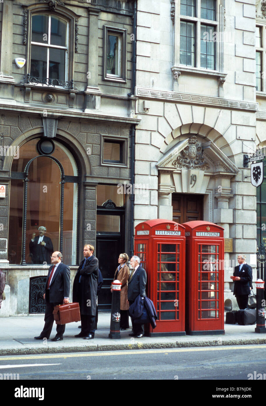 Rumple of the Bailey queue on Fleet Street London England Stock Photo