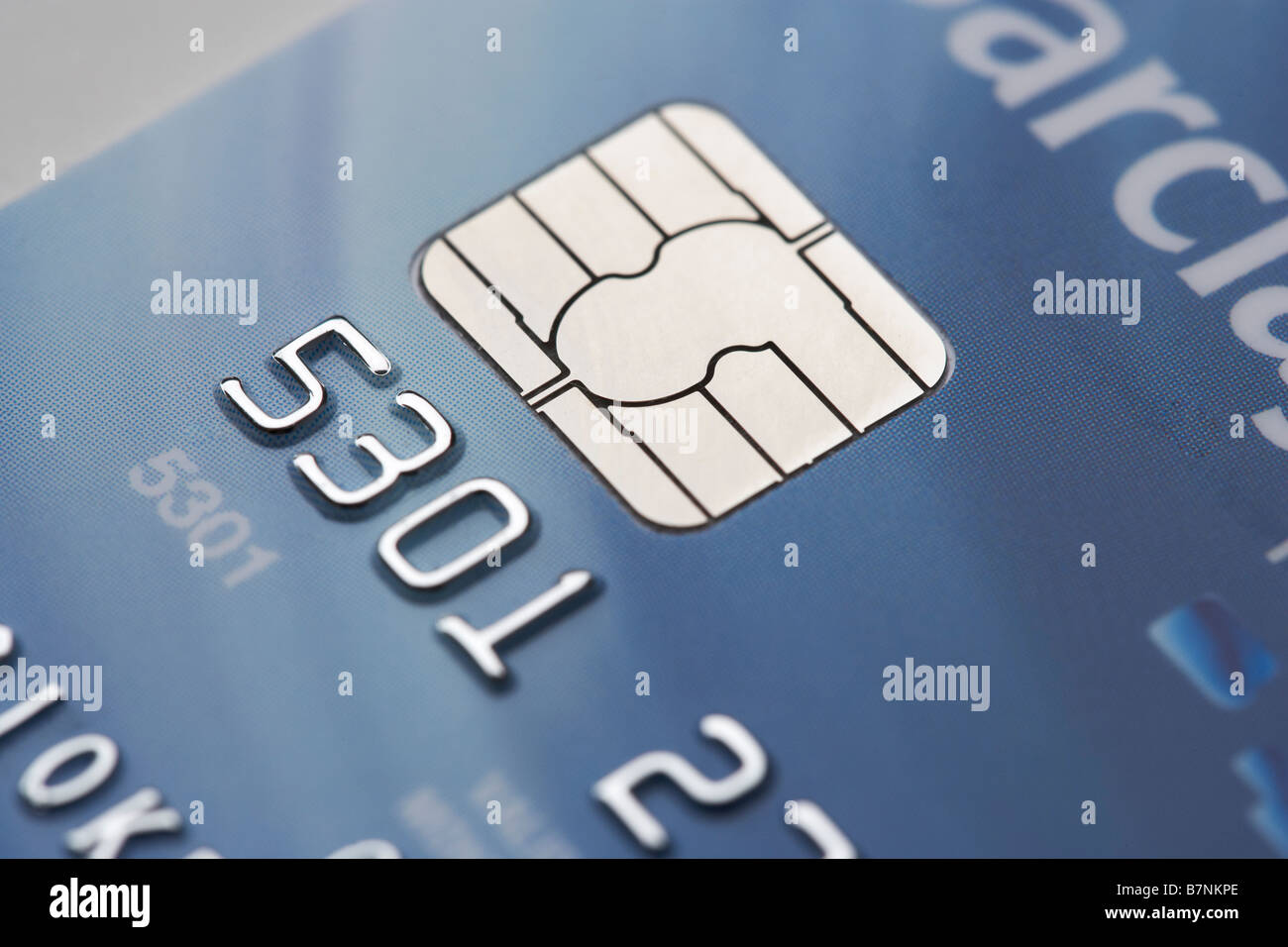 Detail of Barclaycard credit card Stock Photo