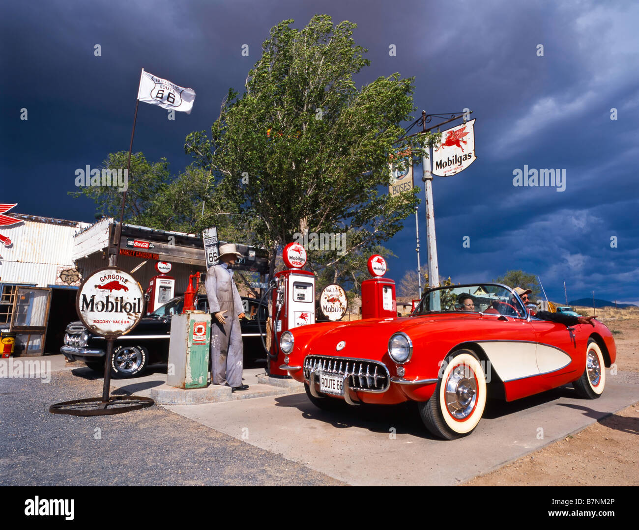 Old historic Hackberry General Store west of Seligmann and east of