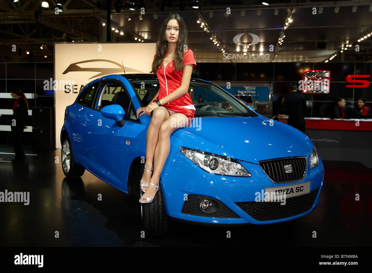 Motorshow girl hi-res stock photography and images - Page 2 - Alamy