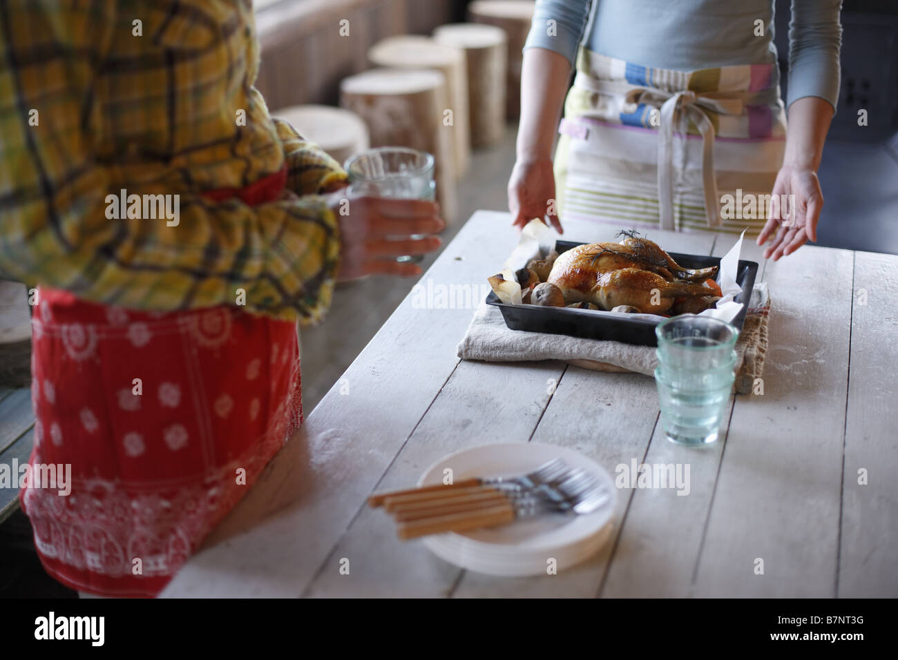 Preparing meal hi-res stock photography and images - Alamy