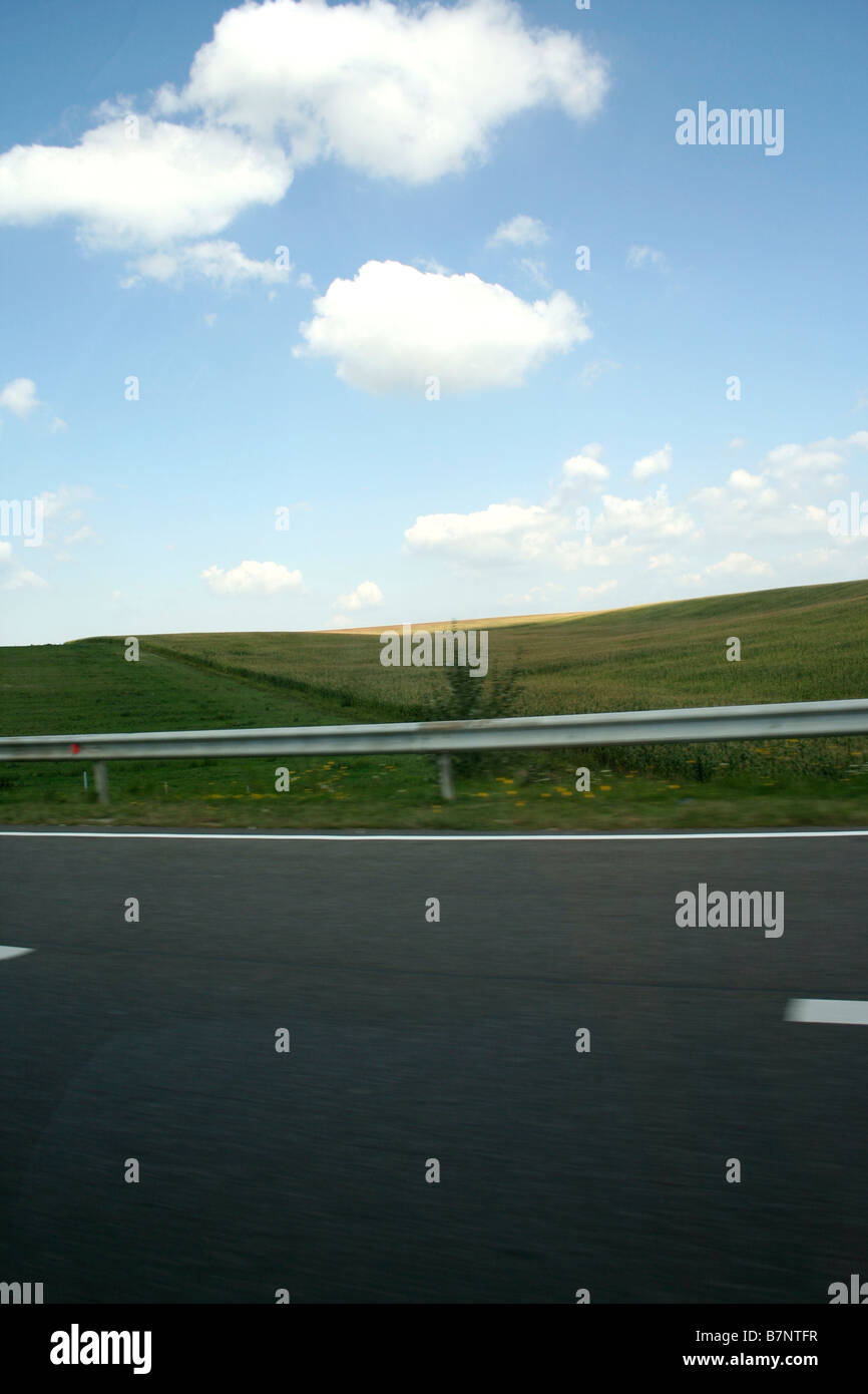Picture of a empty highway Stock Photo - Alamy