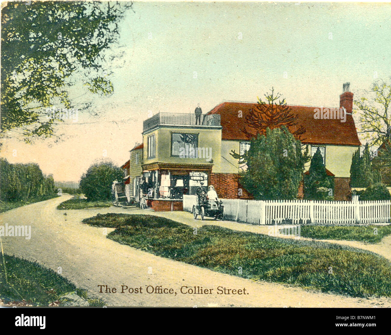 Photographic picture postcard of The Post Office, Collier Street, Kent