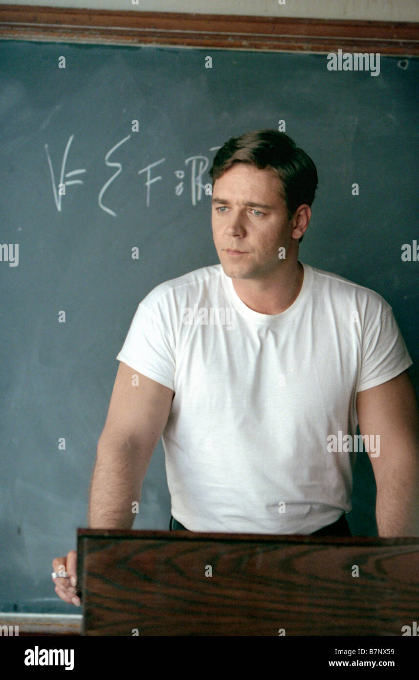 A BEAUTIFUL MIND  2001 Universal/Dream Works film with Russell Crowe as John Nash Stock Photo