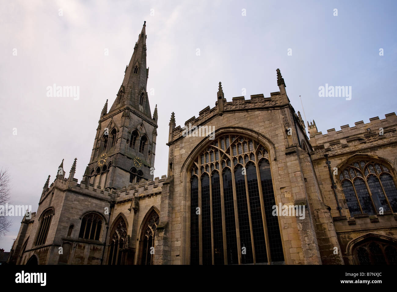 Newark Parish Church, St. Mary Magdalene. Stock Photo