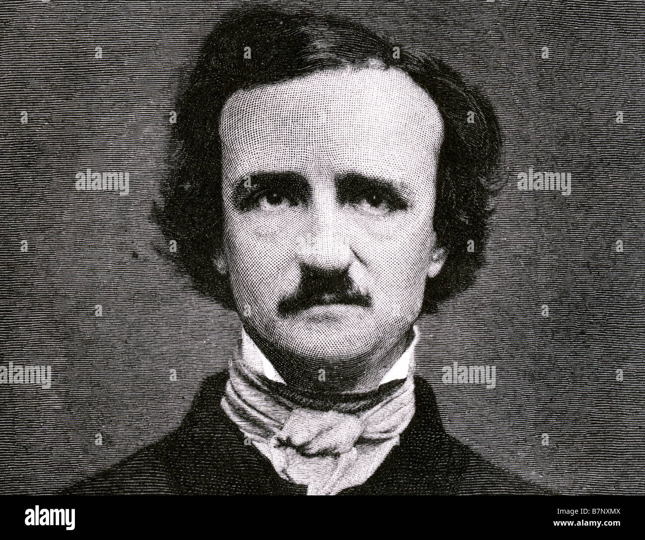 EDGAR ALLAN POE American writer 1809 1849 Stock Photo Alamy
