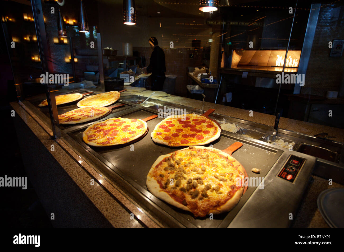 Las Vegas, Pizza Fast Food Stock Photo Alamy