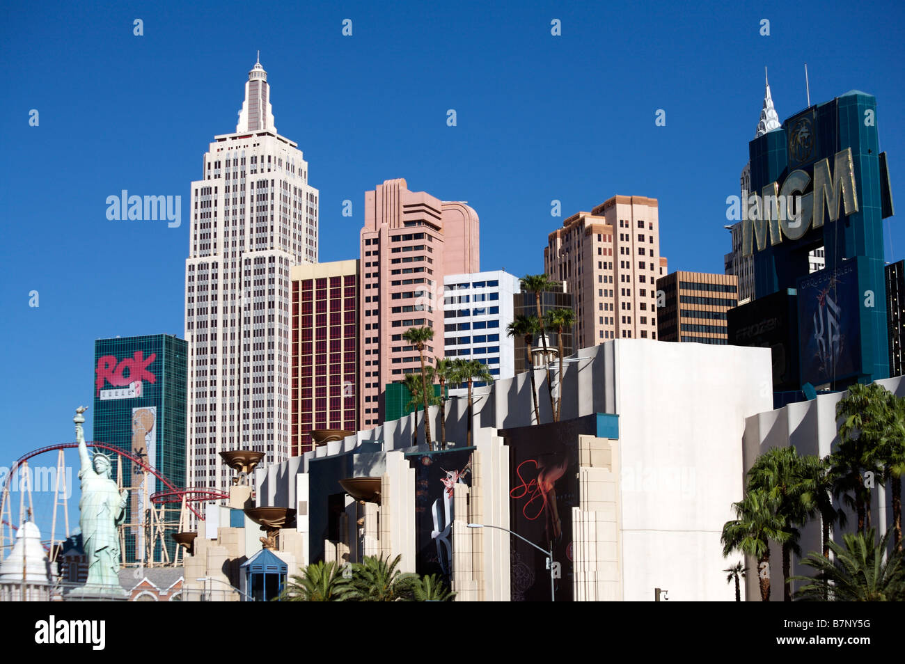 New York New York Hotel Las Vegas Stock Photo Alamy