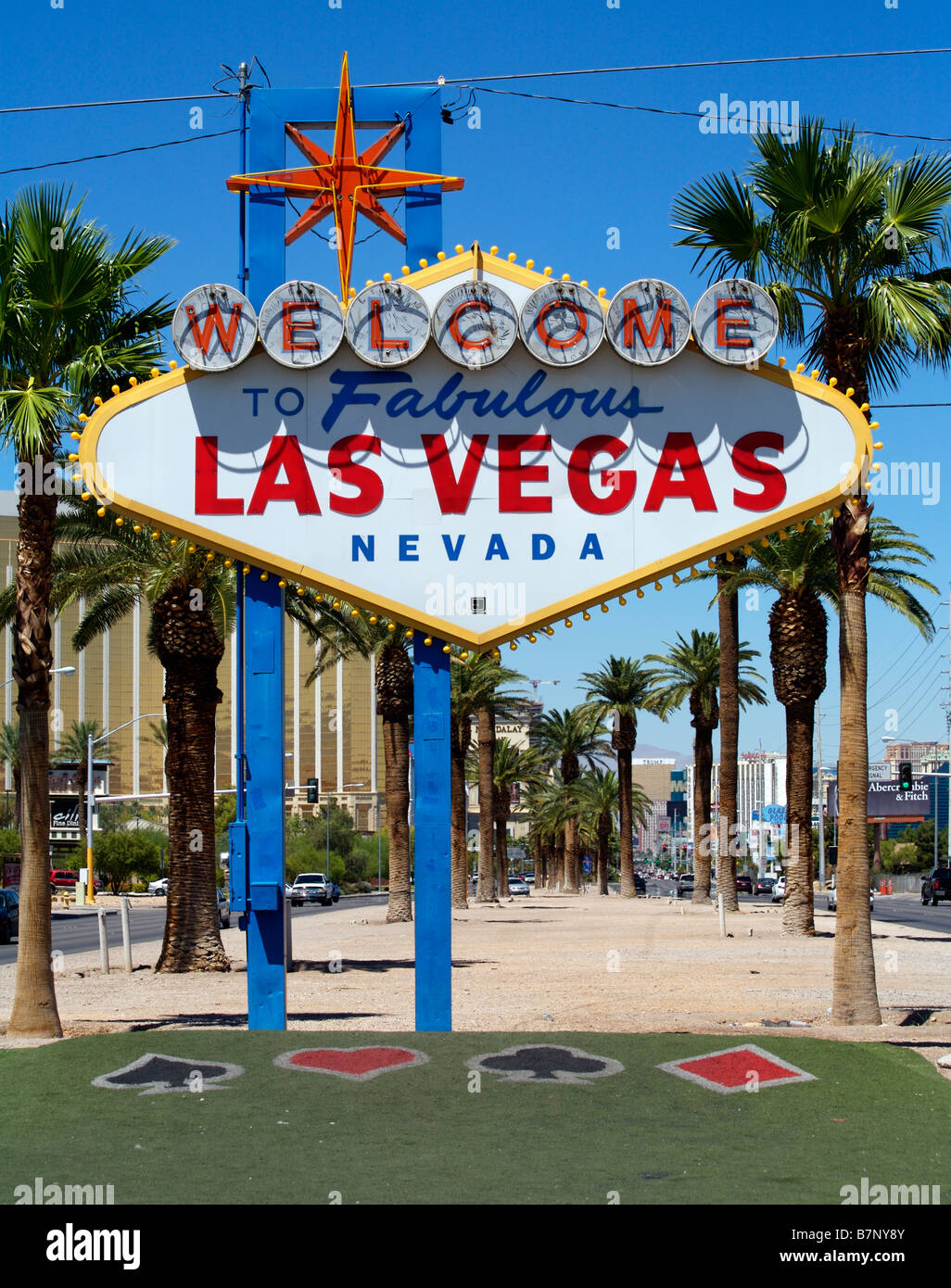 Welcome To Fabulous Las Vegas Sign Stock Photo