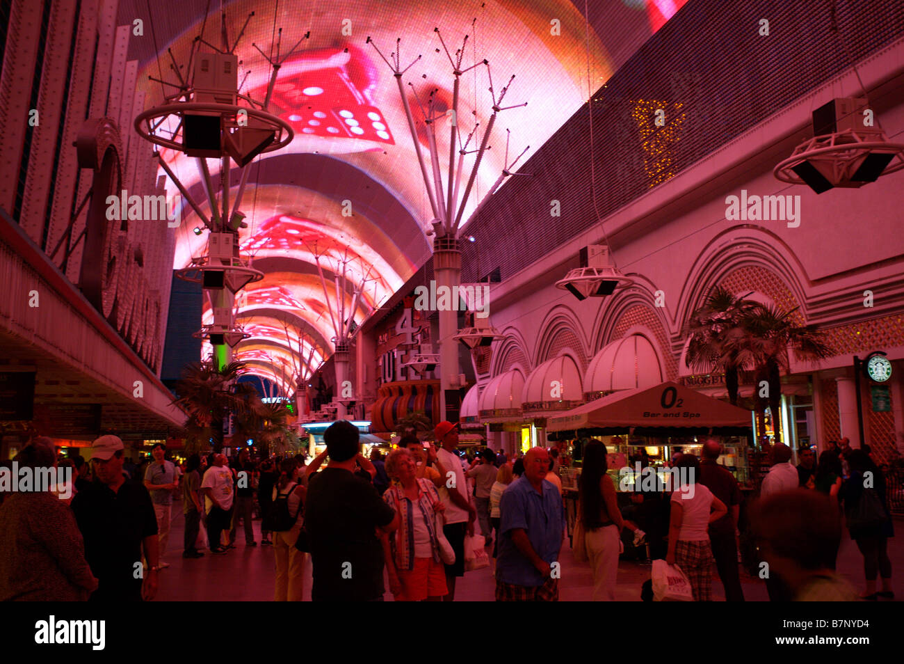 Fremont Street Las Vegas Stock Photo Alamy