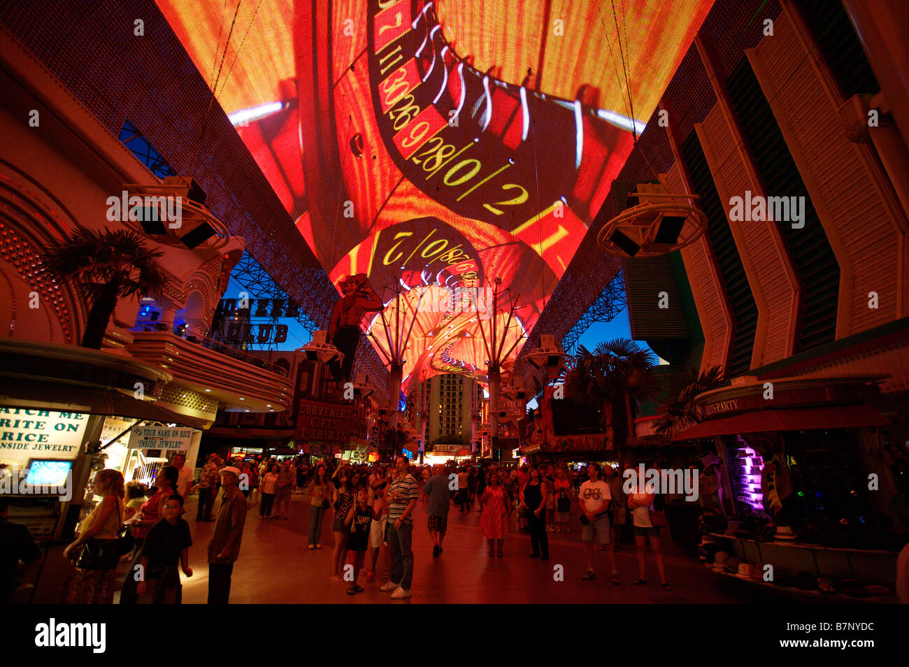 Fremont Street Las Vegas Stock Photo Alamy