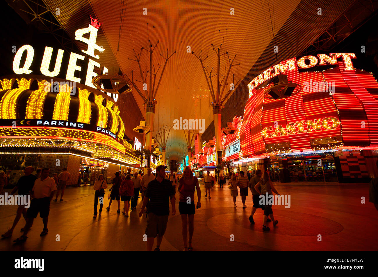 Fremont Street Las Vegas Stock Photo Alamy