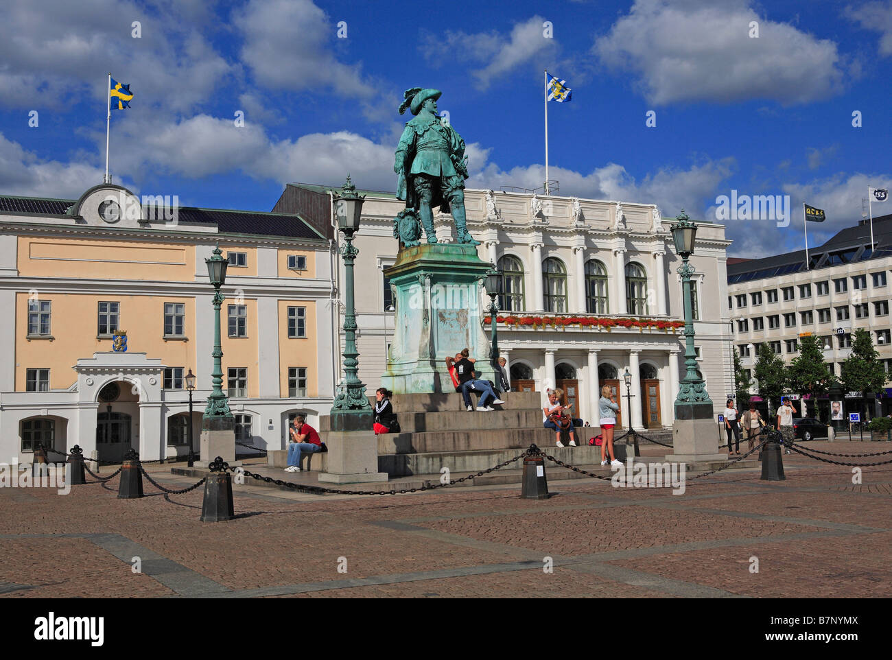 Sweden, Gothenburg, Gustav Adolfs Torg (square Stock Photo - Alamy