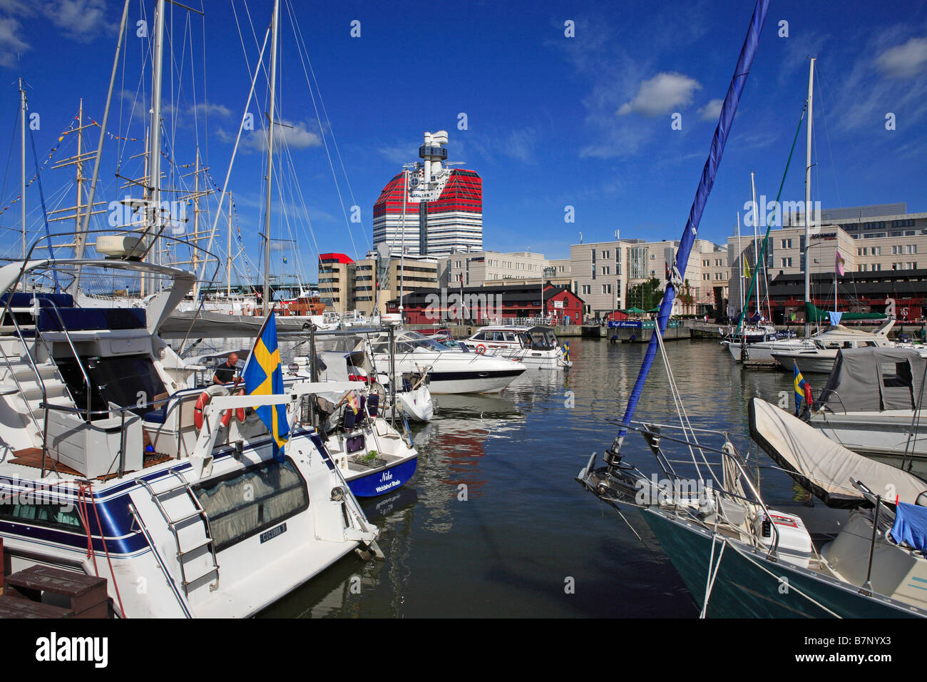 Sweden, Gothenburg, Lilla Bommen Marina Stock Photo Alamy