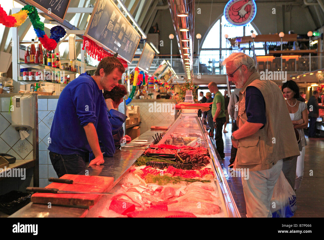 Sweden, Gothenburg, Feskekorka Fish Market, 'the Fish Church' Stock
