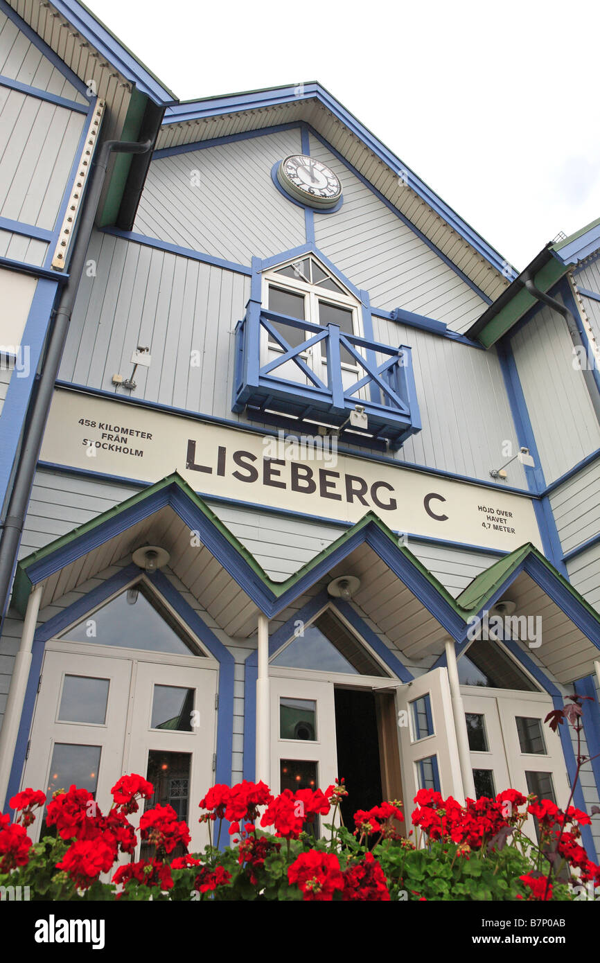 Sweden, Gothenburg, Liseberg Amusement Park Stock Photo
